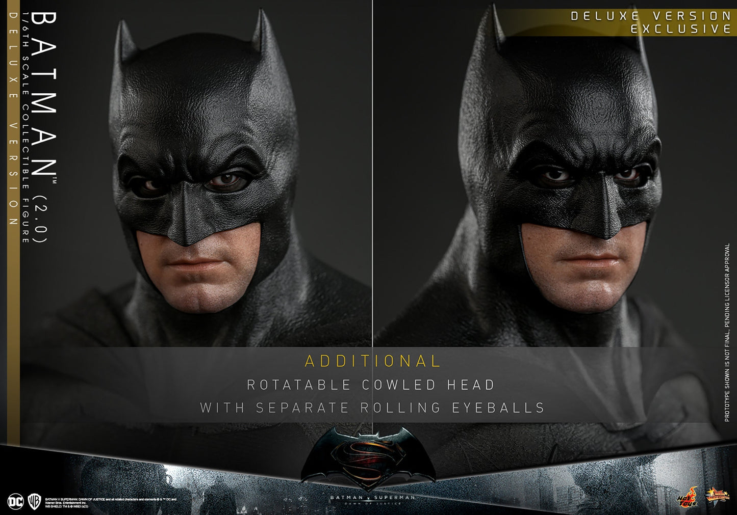 BATMAN (2.0) Sixth Scale (DELUXE VERSION) Figur von Hot Toys