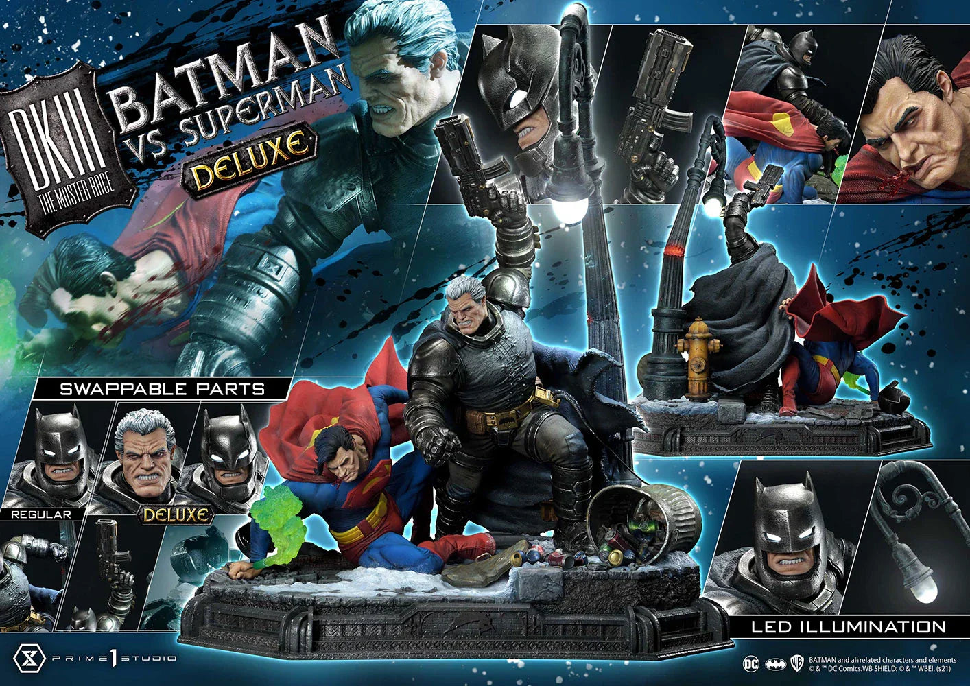 BATMAN GEGEN SUPERMAN (DELUXE-BONUSVERSION) Statuen von Prime 1 Studio