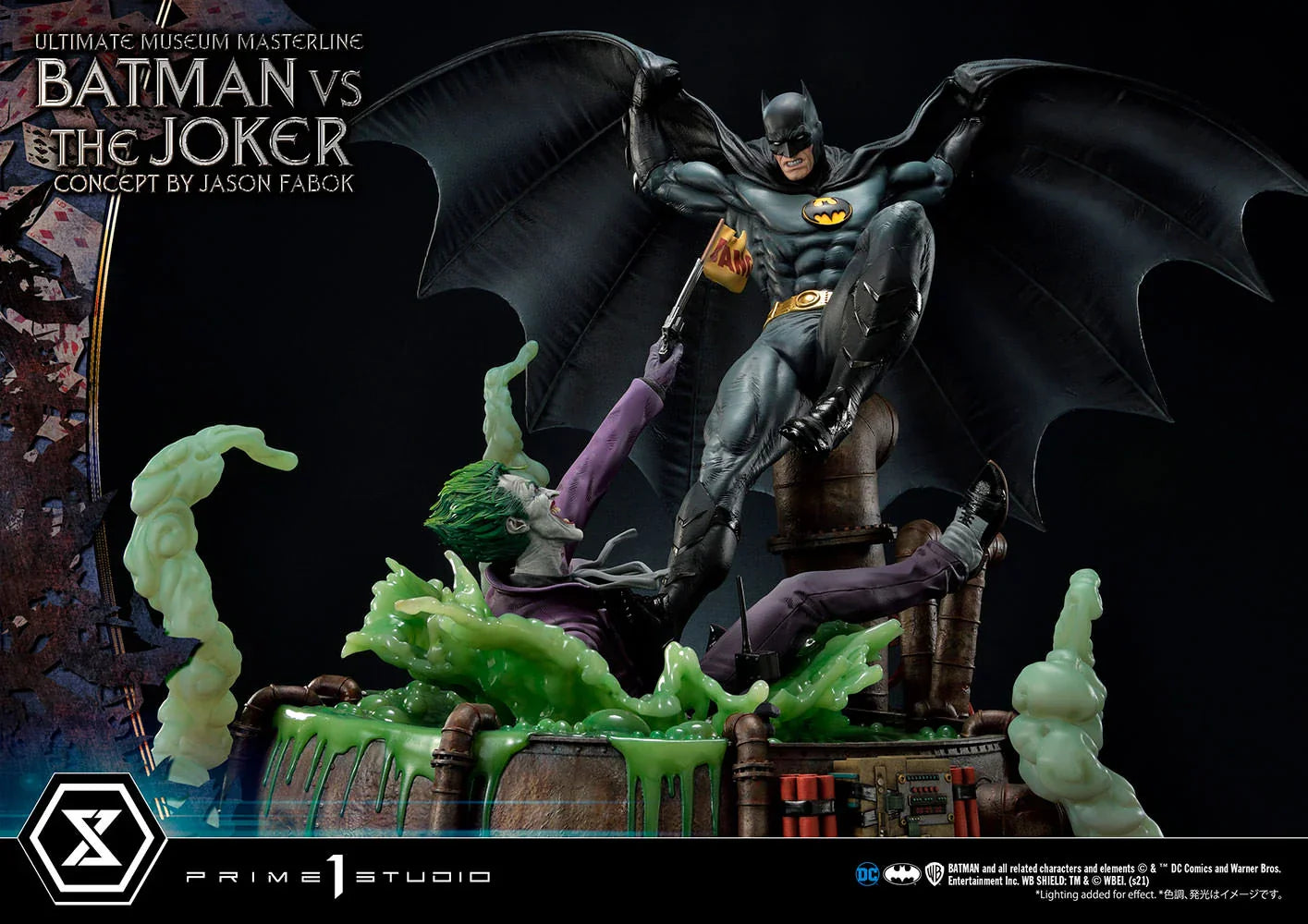 BATMAN GEGEN DEN JOKER (DELUXE VERSION) 1:3 Maßstab Statue von Prime 1 Studio