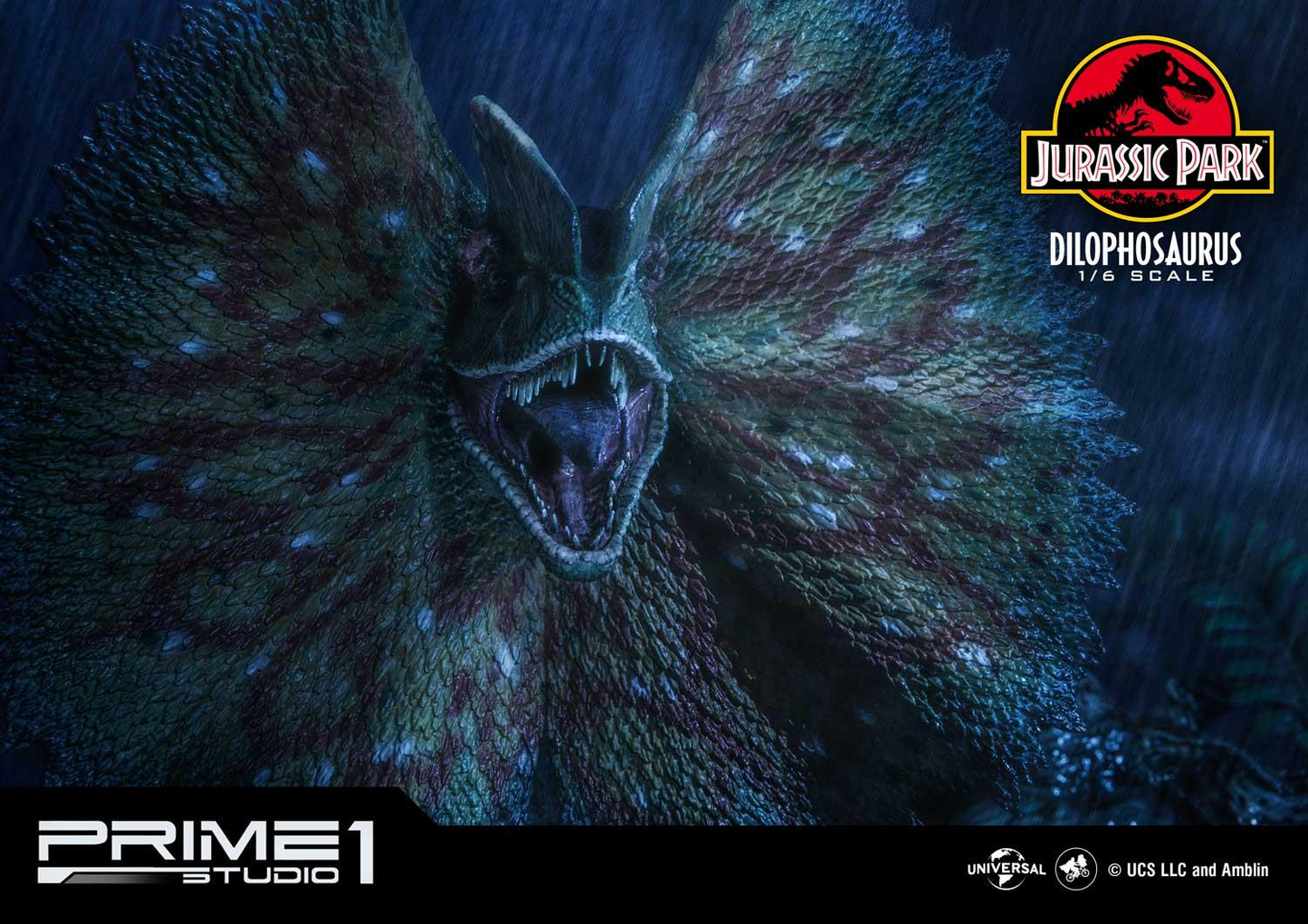 Jurassic Park Dilophosaurus Bonus-Version von Prime 1 Studio
