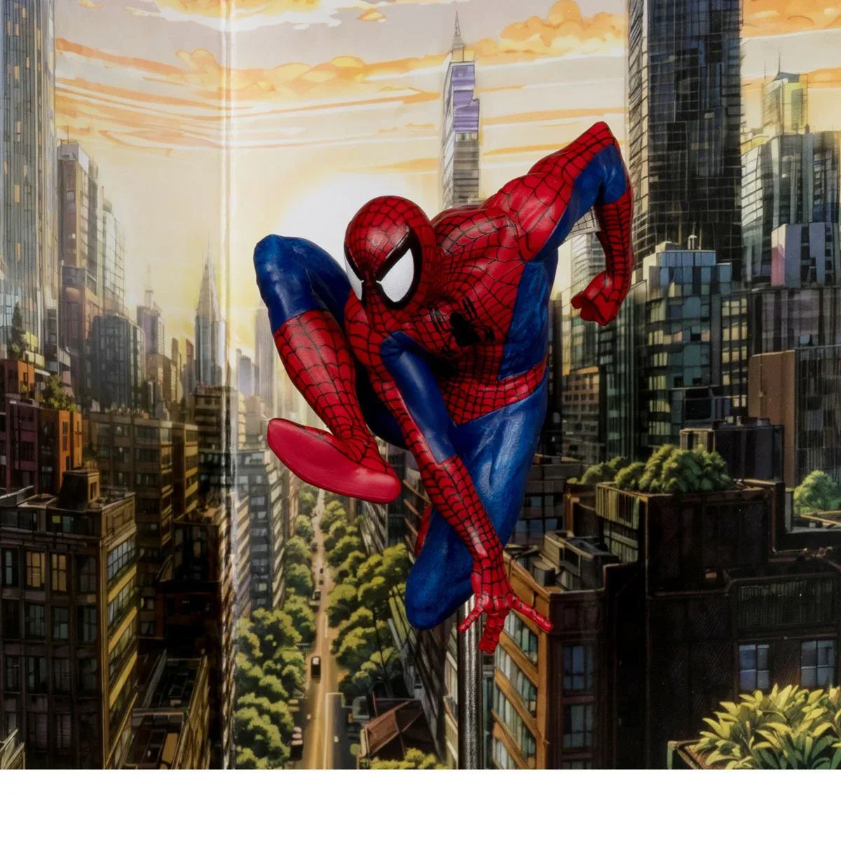 Spider-Man #6 1:10 Maßstab Posed Figur mit Szene
