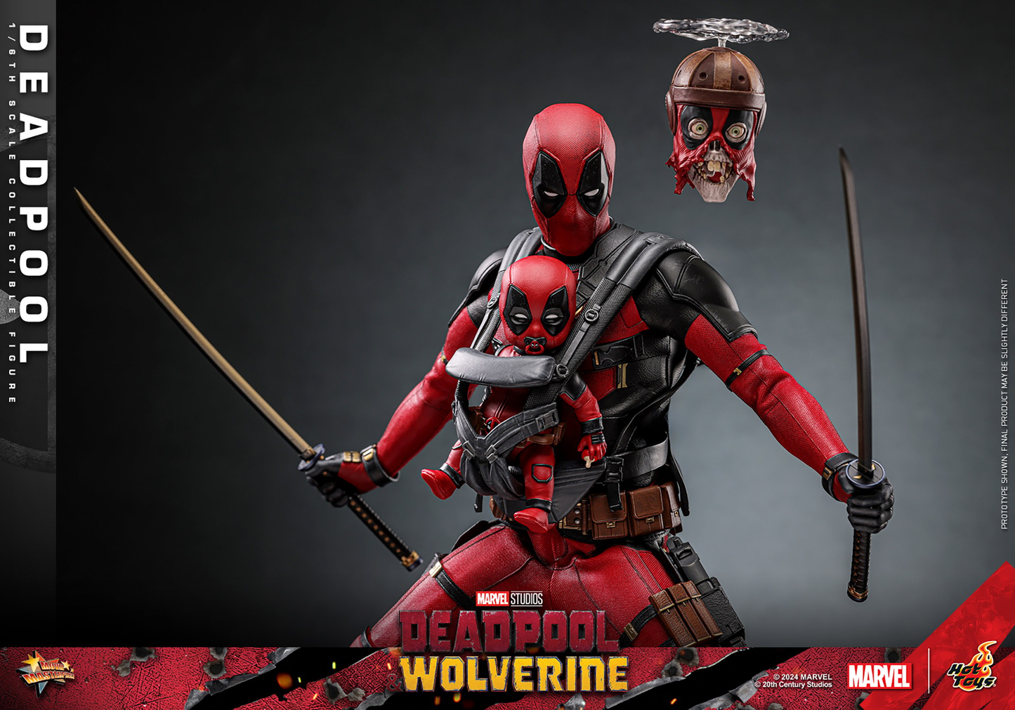 DEADPOOL Sechster Maßstab Figur von Hot Toys