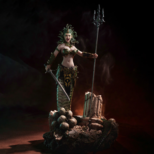 Medusa mit Schwanz (Grün) Actionfigur von TBLeague