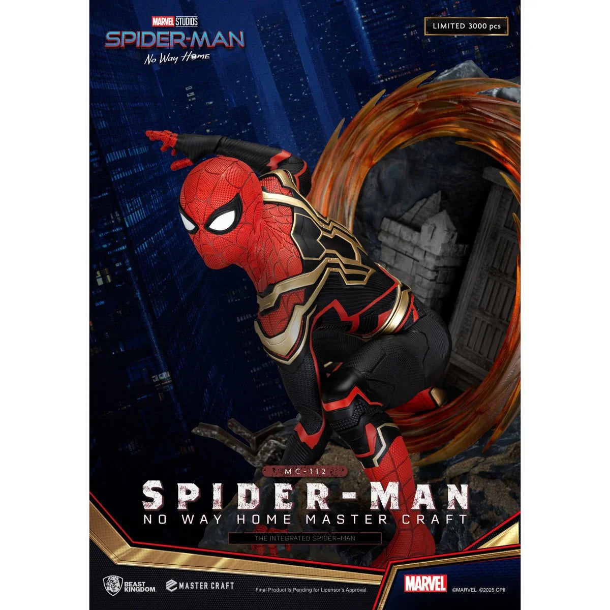 Spider-Man: No Way Home Die Integrierte Spider-Man MC-112 Master Craft Statue