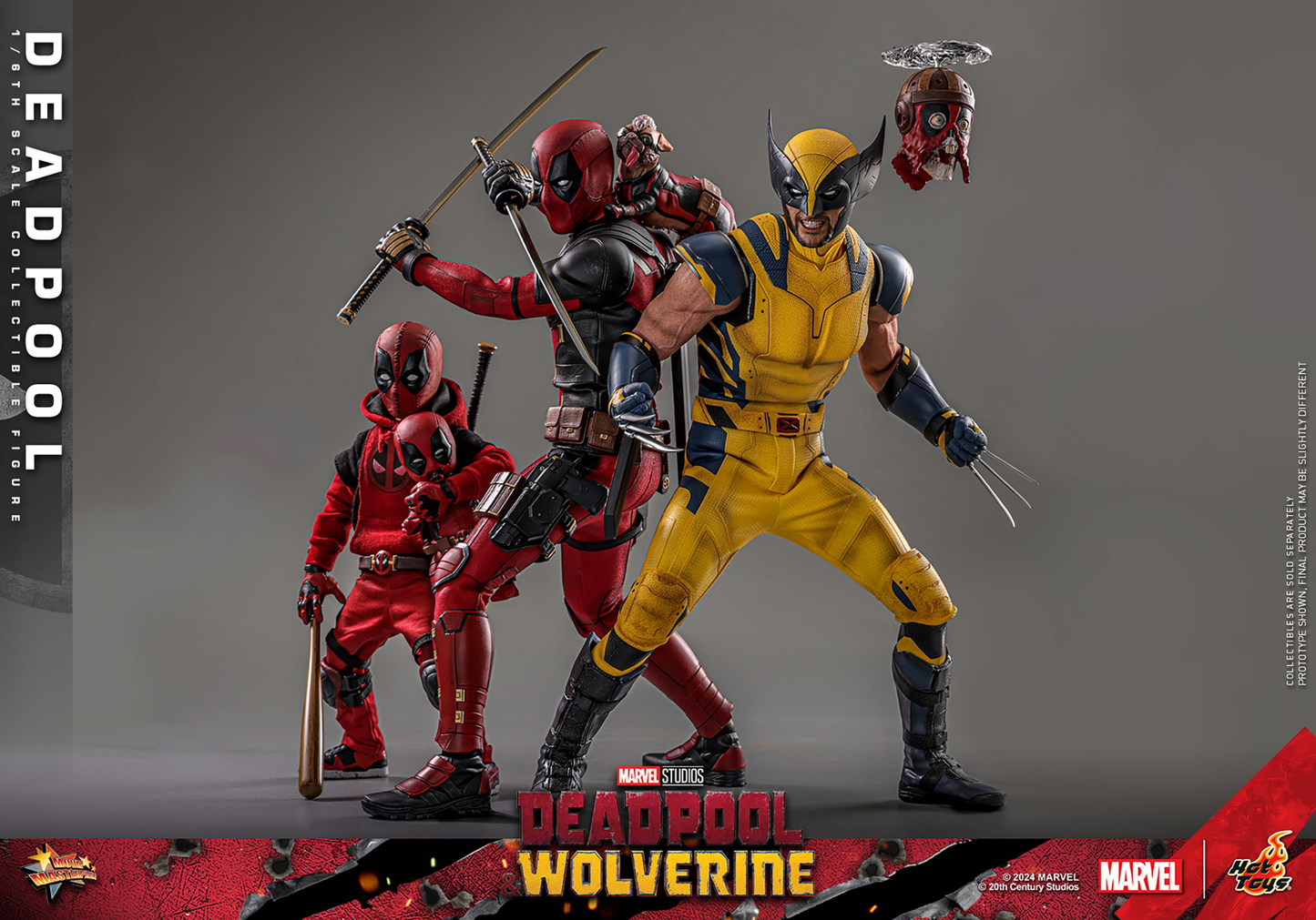 DEADPOOL Sechster Maßstab Figur von Hot Toys