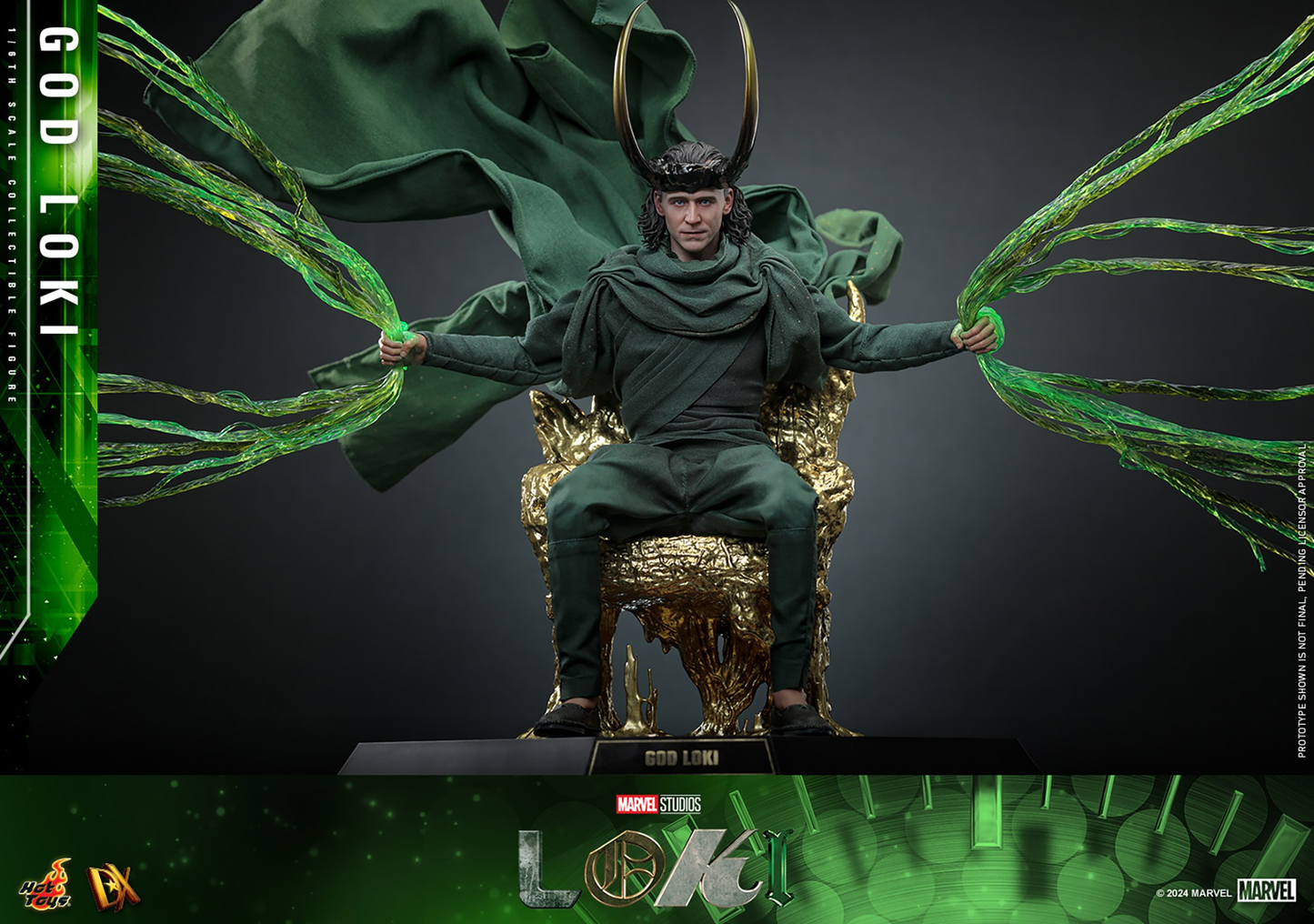 GOTT LOKI Sixth Scale Figur von Hot Toys