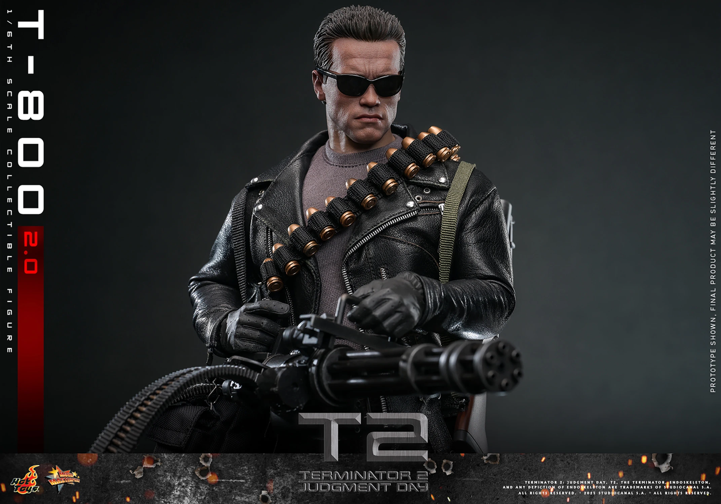 T-800 (2.0) Sixth Scale Figure von Hot Toys
