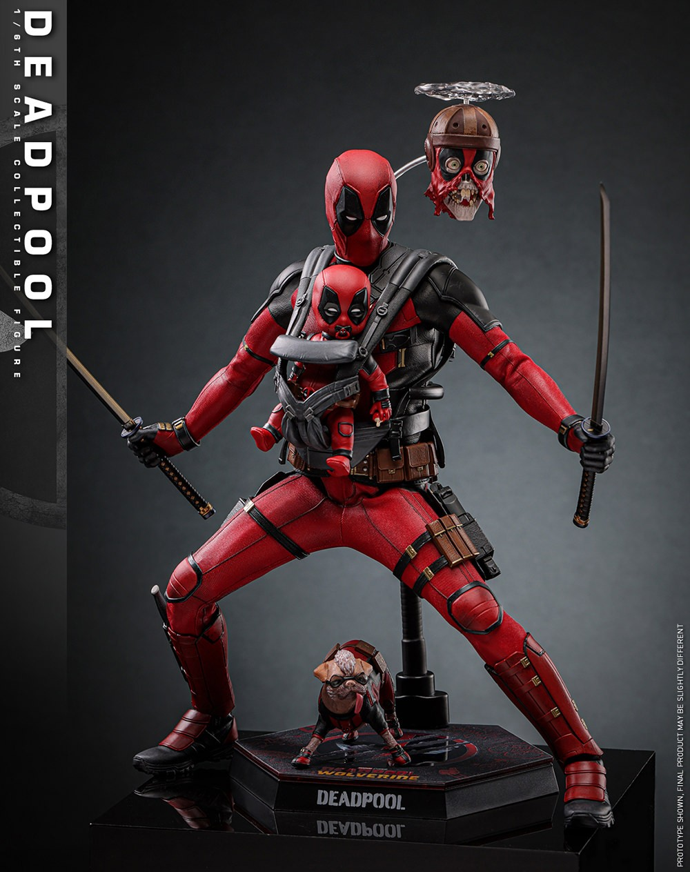 DEADPOOL Sechster Maßstab Figur von Hot Toys