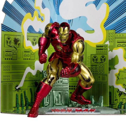 Der Unbesiegbare Iron Man #126 1:10 Maßstab Posed Figur mit Szene