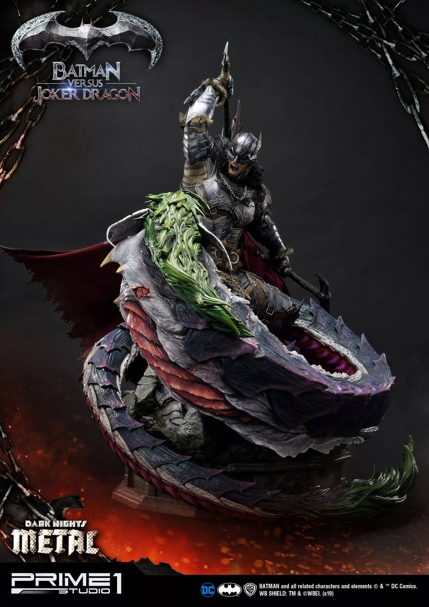 Batman VS Joker Drache DX Statue von Prime 1 Studio