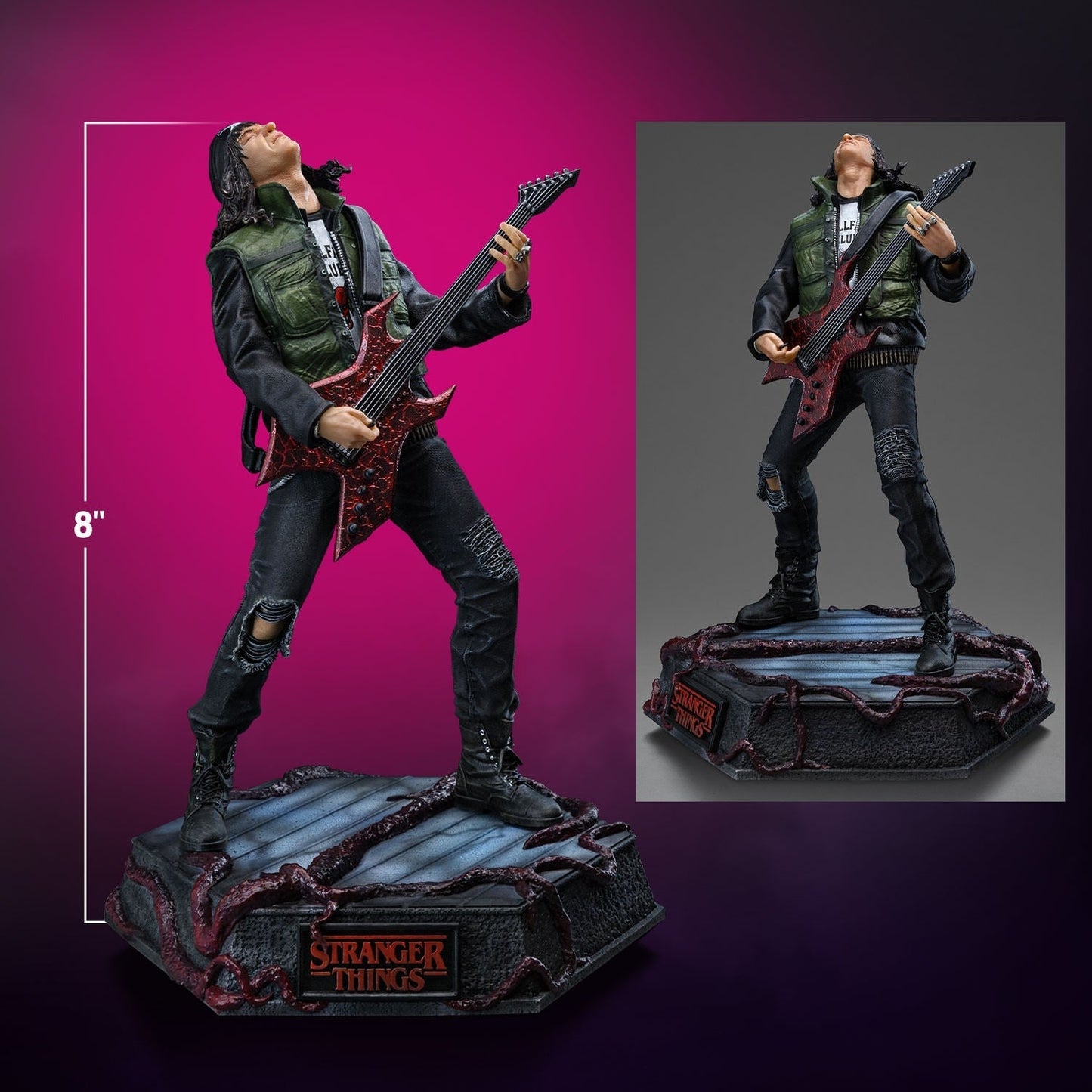 Eddie Munson (Stranger Things) Deluxe 1/10 Statue von Iron Studios