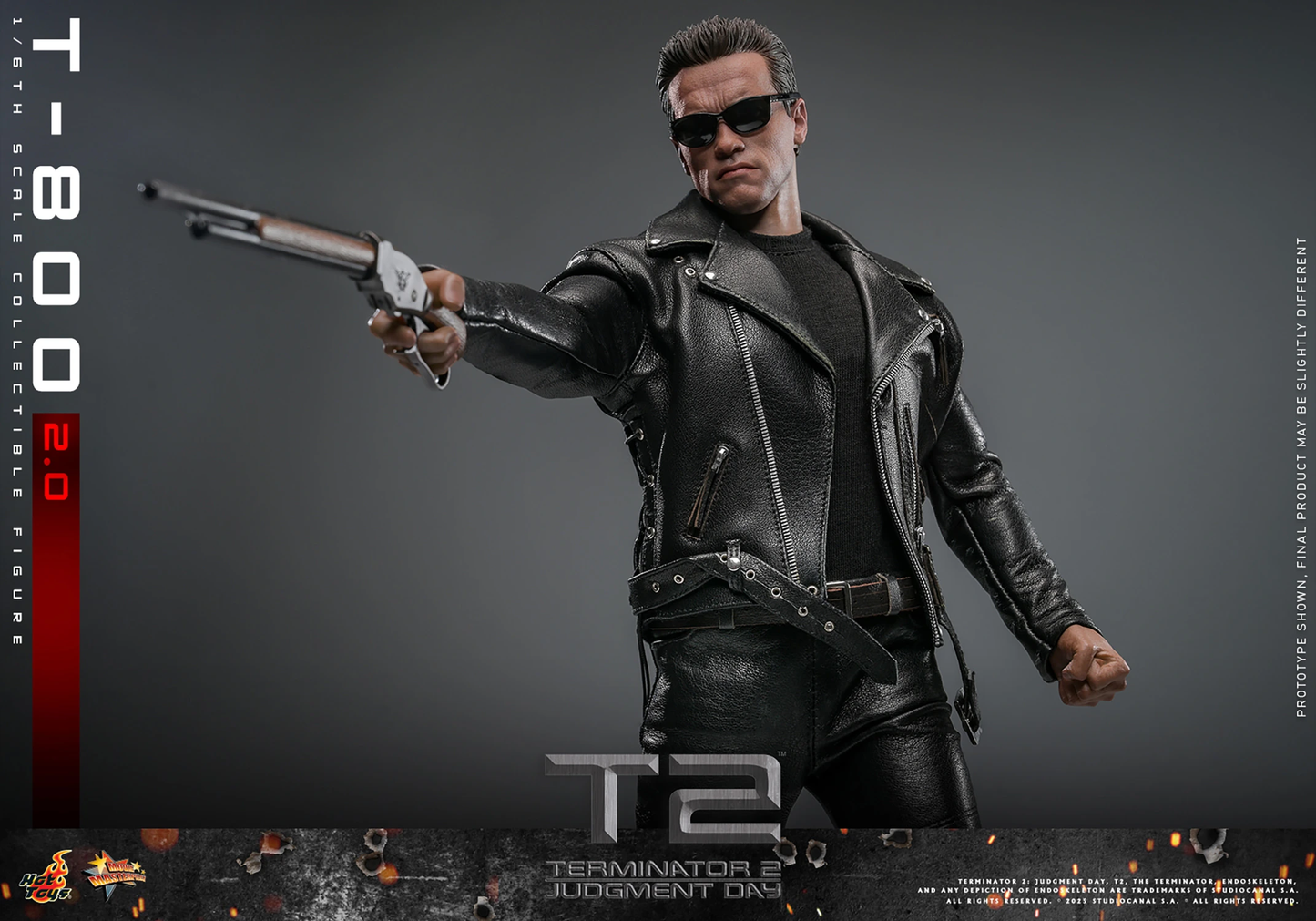 T-800 (2.0) Sixth Scale Figure von Hot Toys