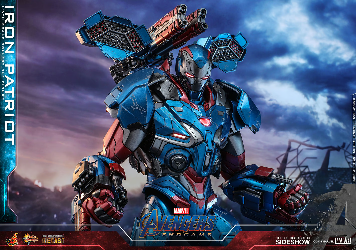 Iron Patriot Sixth Scale Figur von Hot Toys