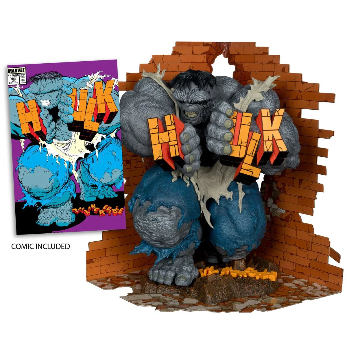 Die Ungeheuer Hulk #345 1:6 Maßstab Posenfigur mit Szene