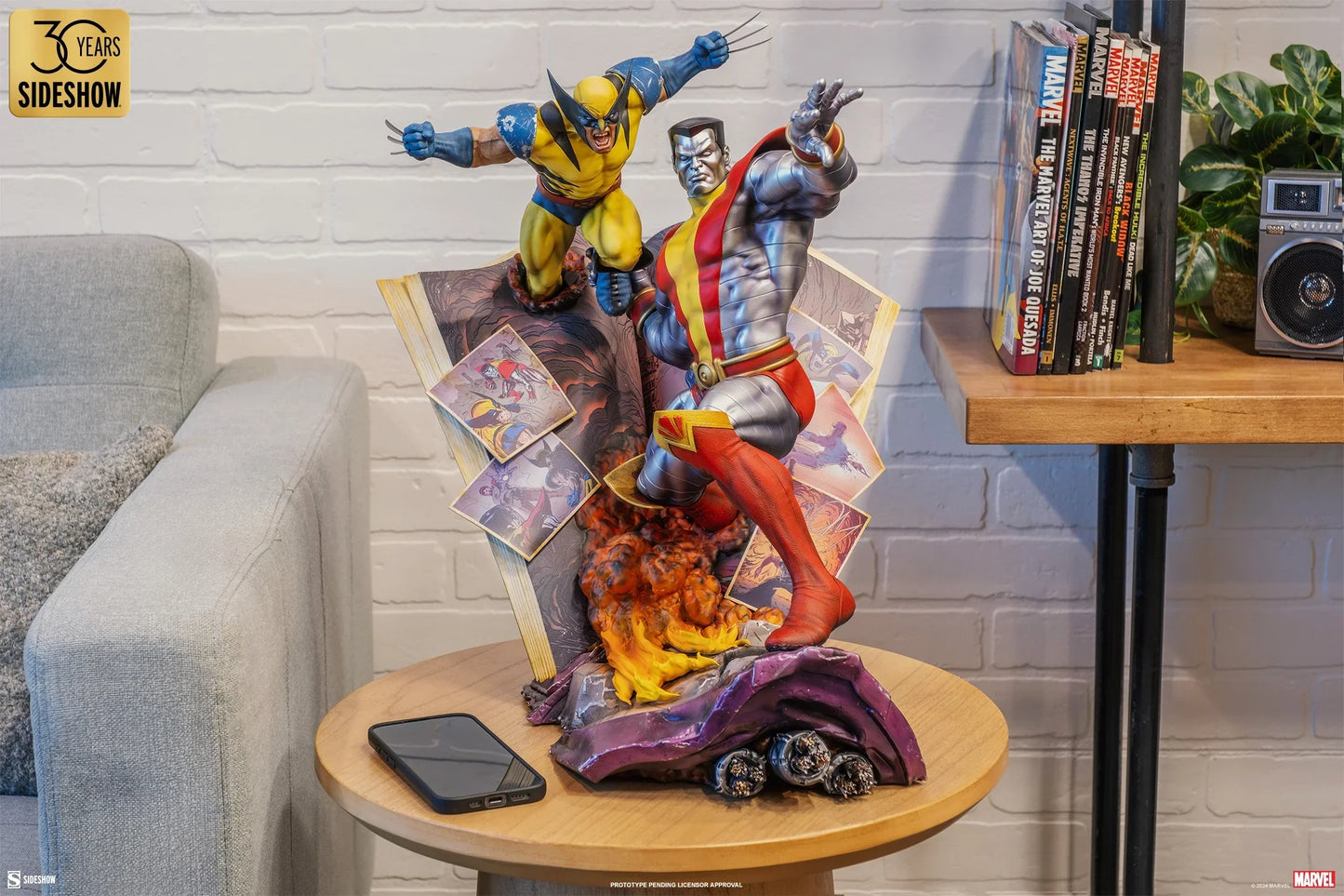 Fastball Special: Colossus und Wolverine Statue von Sideshow Collectibles