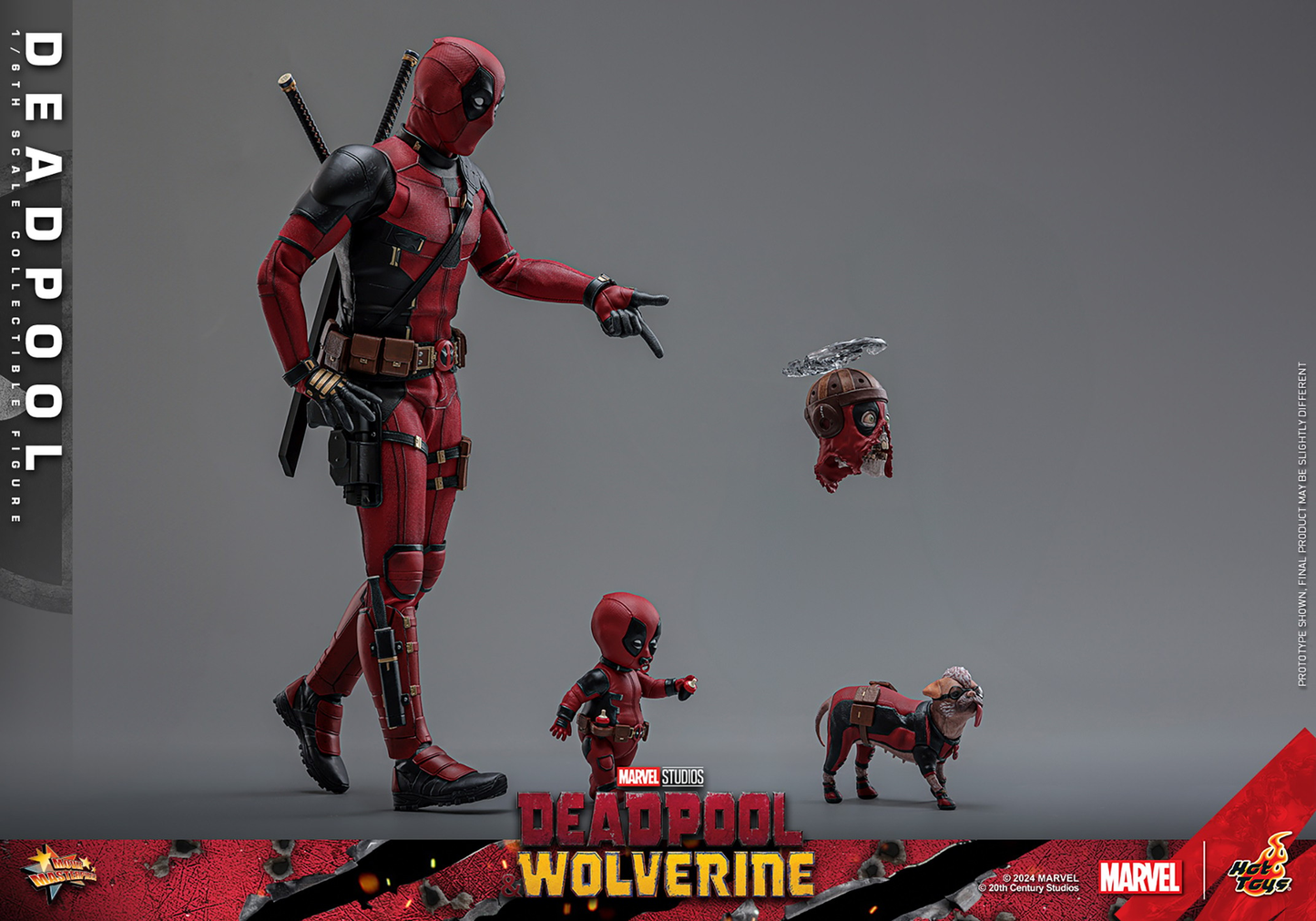 DEADPOOL Sechster Maßstab Figur von Hot Toys