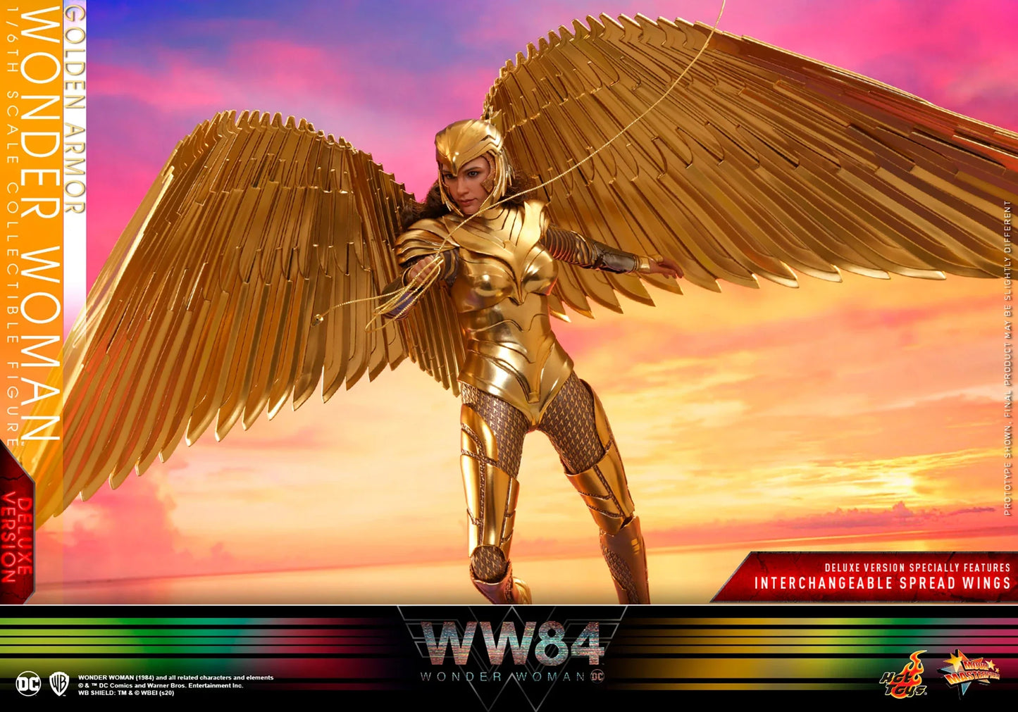 GOLDENE RÜSTUNG WONDER WOMAN (DELUXE) Sechster Maßstab Figur von Hot Toys