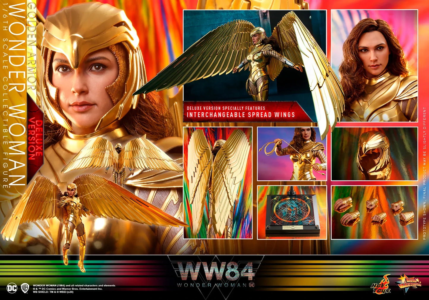 GOLDENE RÜSTUNG WONDER WOMAN (DELUXE) Sechster Maßstab Figur von Hot Toys