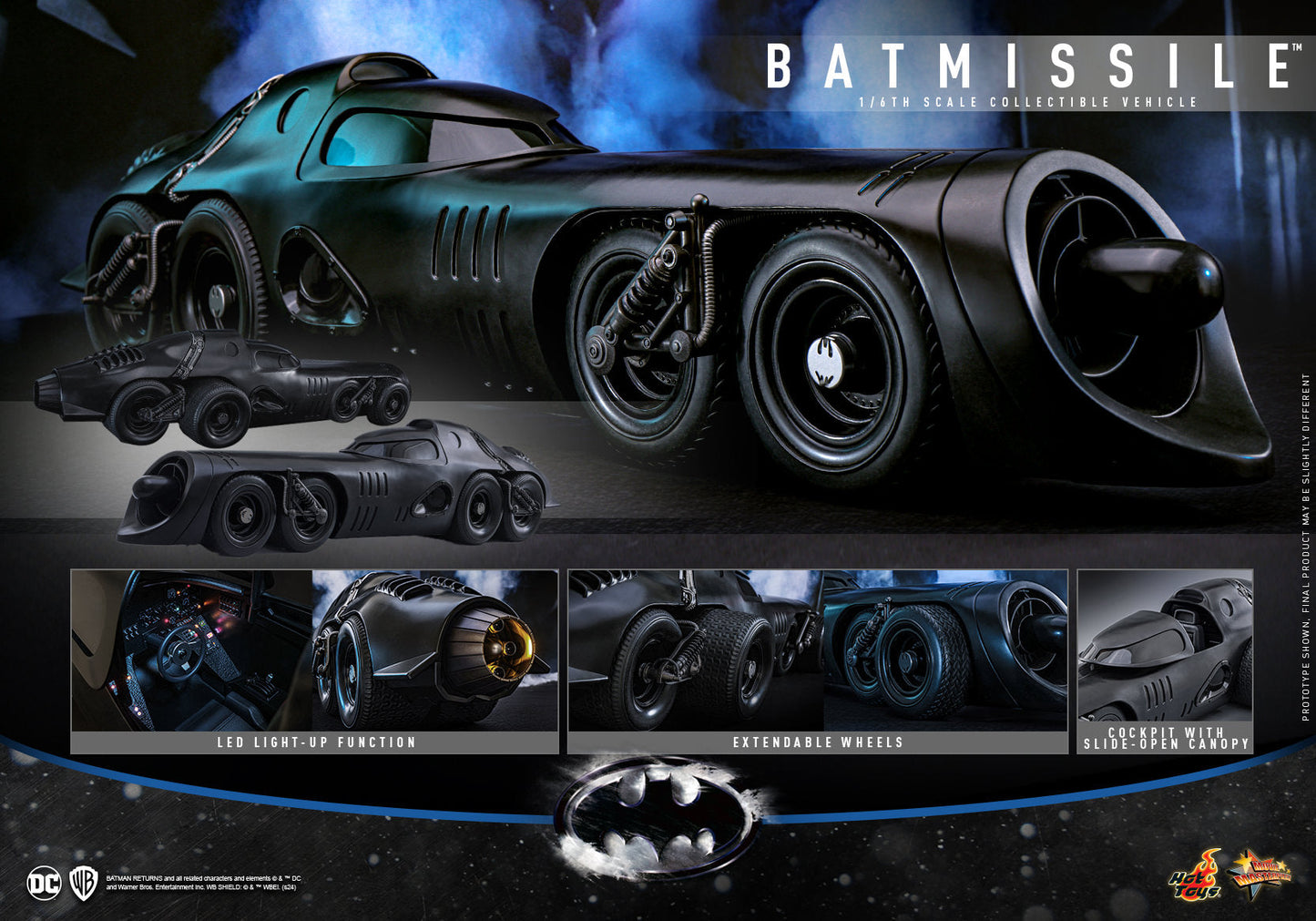 Batman Returns: Batmissile Sixth Scale Figure Zubehör von Hot Toys