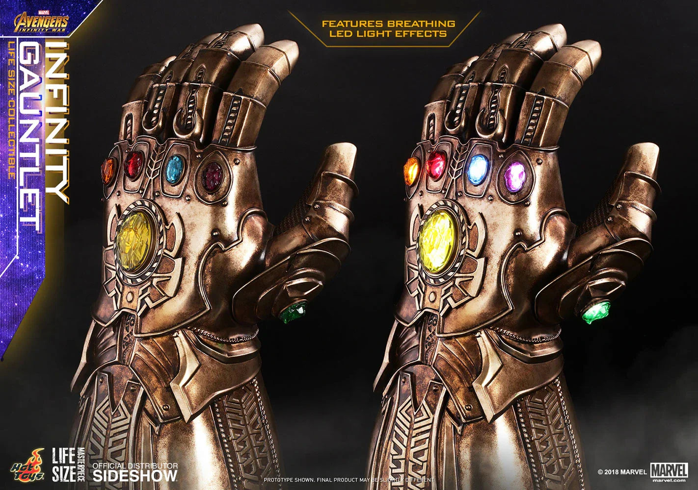 INFINITY GAUNTLET Replik-Prop von Hot Toys