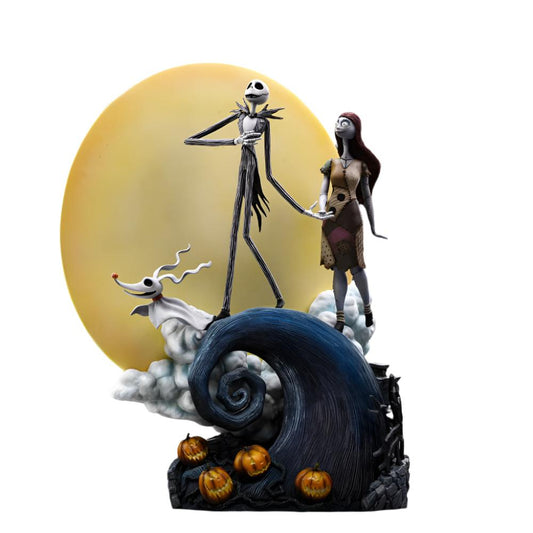 Jack und Sally (Nightmare Before Christmas) Deluxe Art Scale 1/10 Statue von Iron Studios