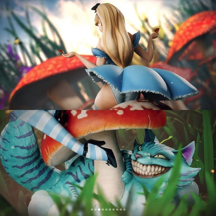ALICE IM WUNDERLAND Statues von Sideshow Collectibles