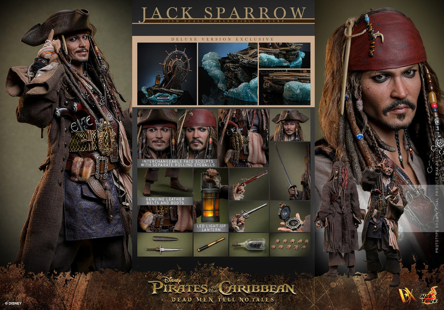 Jack Sparrow (Deluxe Version) von Hot Toys