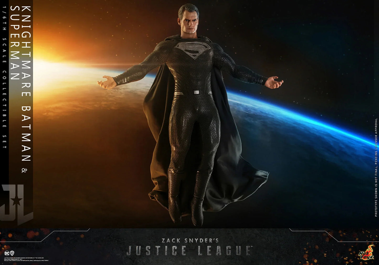 KNIGHTMARE BATMAN UND SUPERMAN Sechster Maßstab Figuren Set von Hot Toys