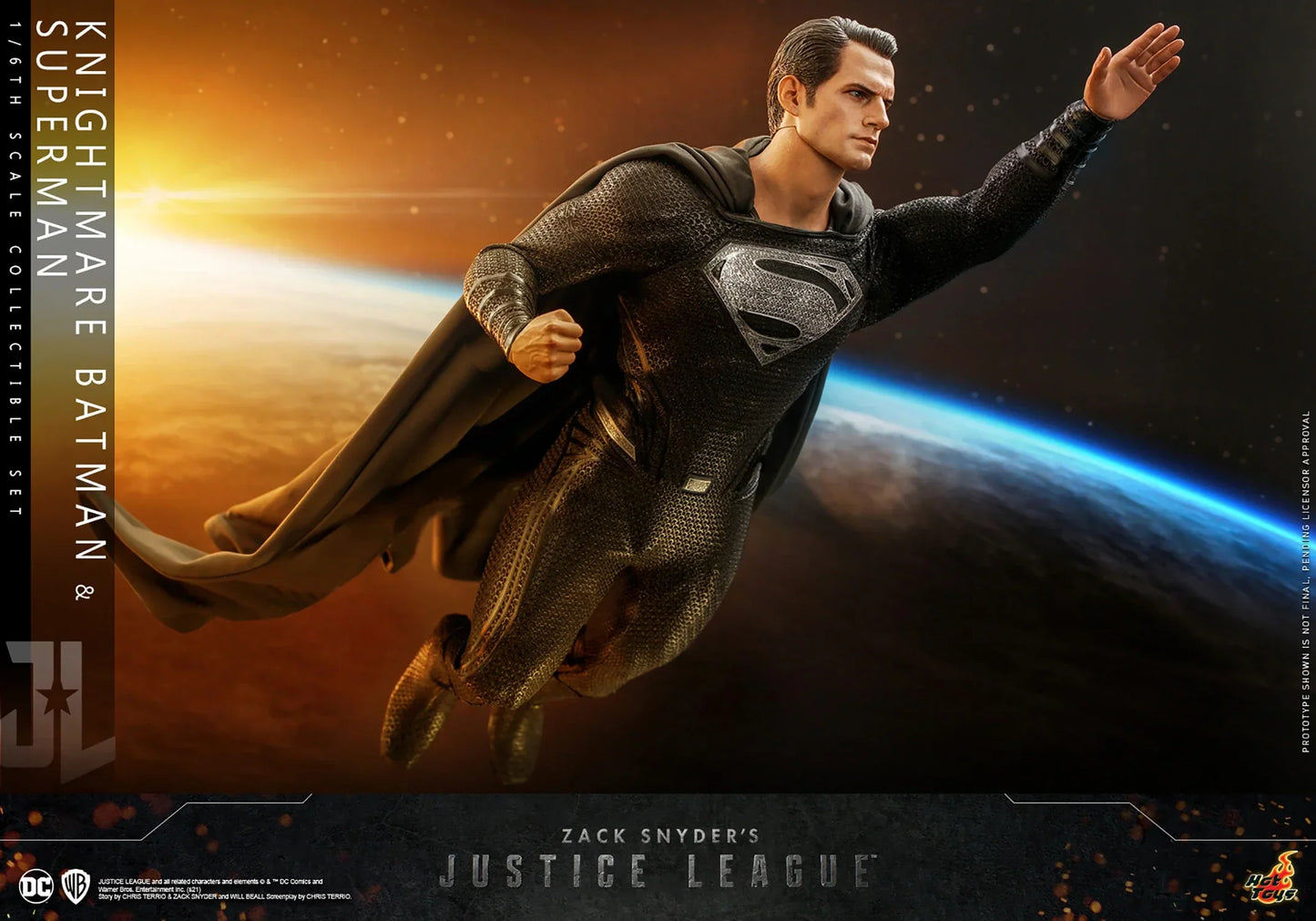 KNIGHTMARE BATMAN UND SUPERMAN Sechster Maßstab Figuren Set von Hot Toys