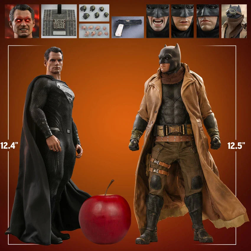 KNIGHTMARE BATMAN UND SUPERMAN Sechster Maßstab Figuren Set von Hot Toys