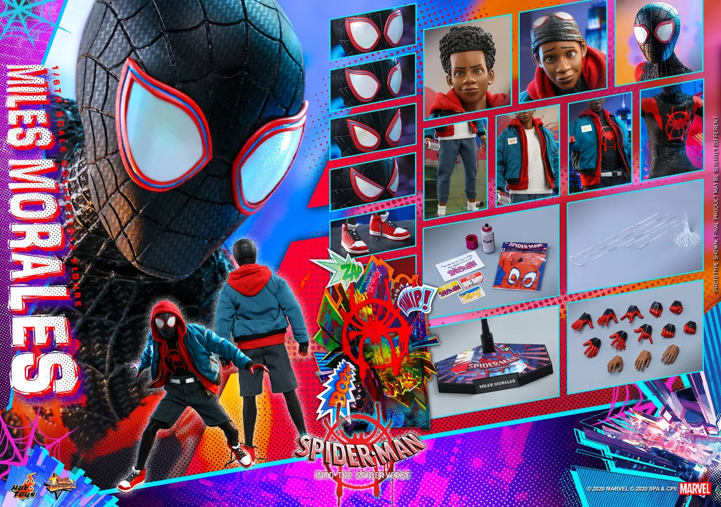 MILES MORALES Sechster Maßstab Figur von Hot Toys