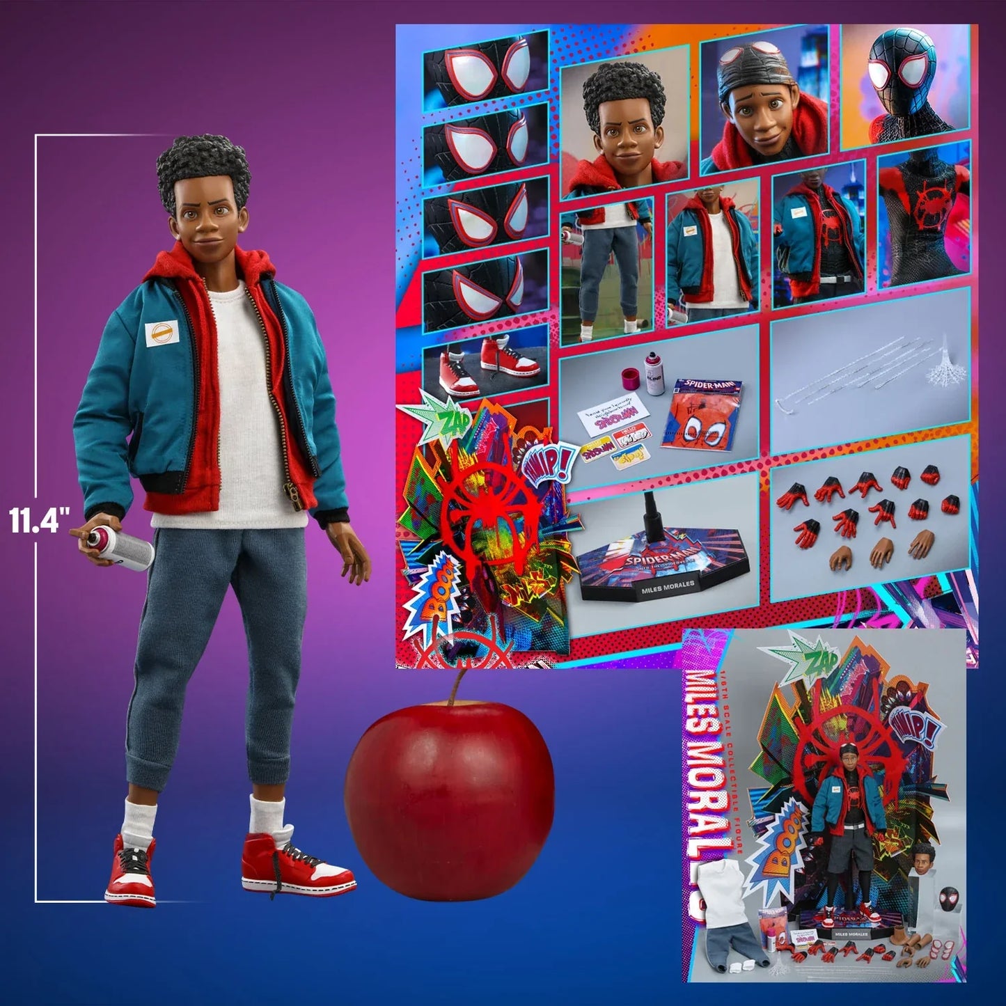 MILES MORALES Sechster Maßstab Figur von Hot Toys