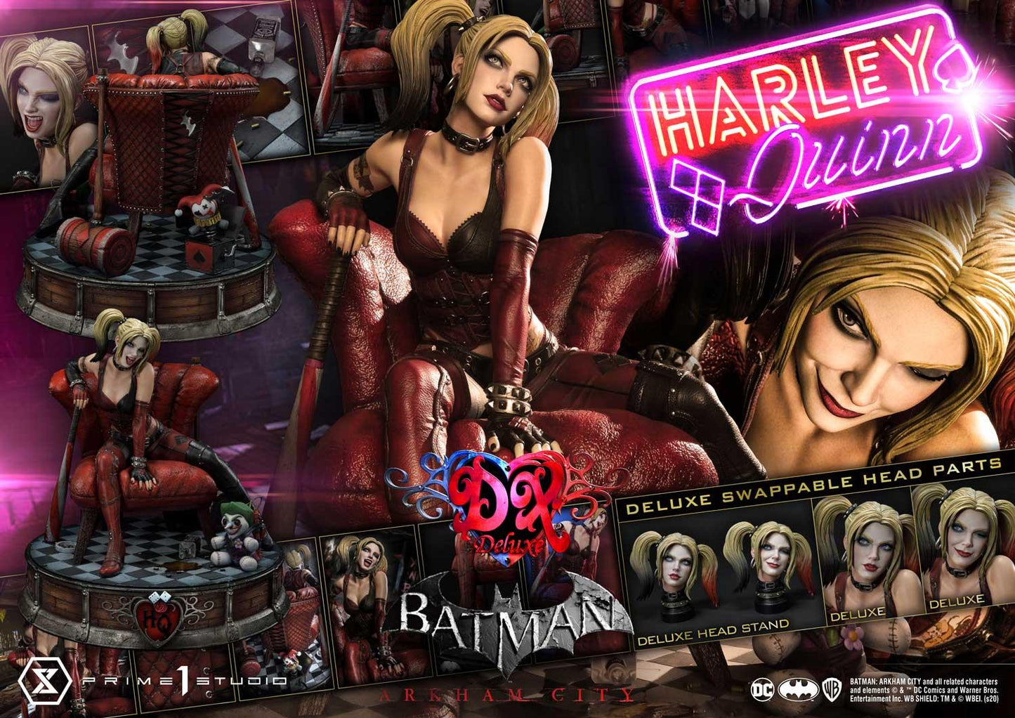 Arkham City Harley Quinn DX Bonus-Version von Prime 1