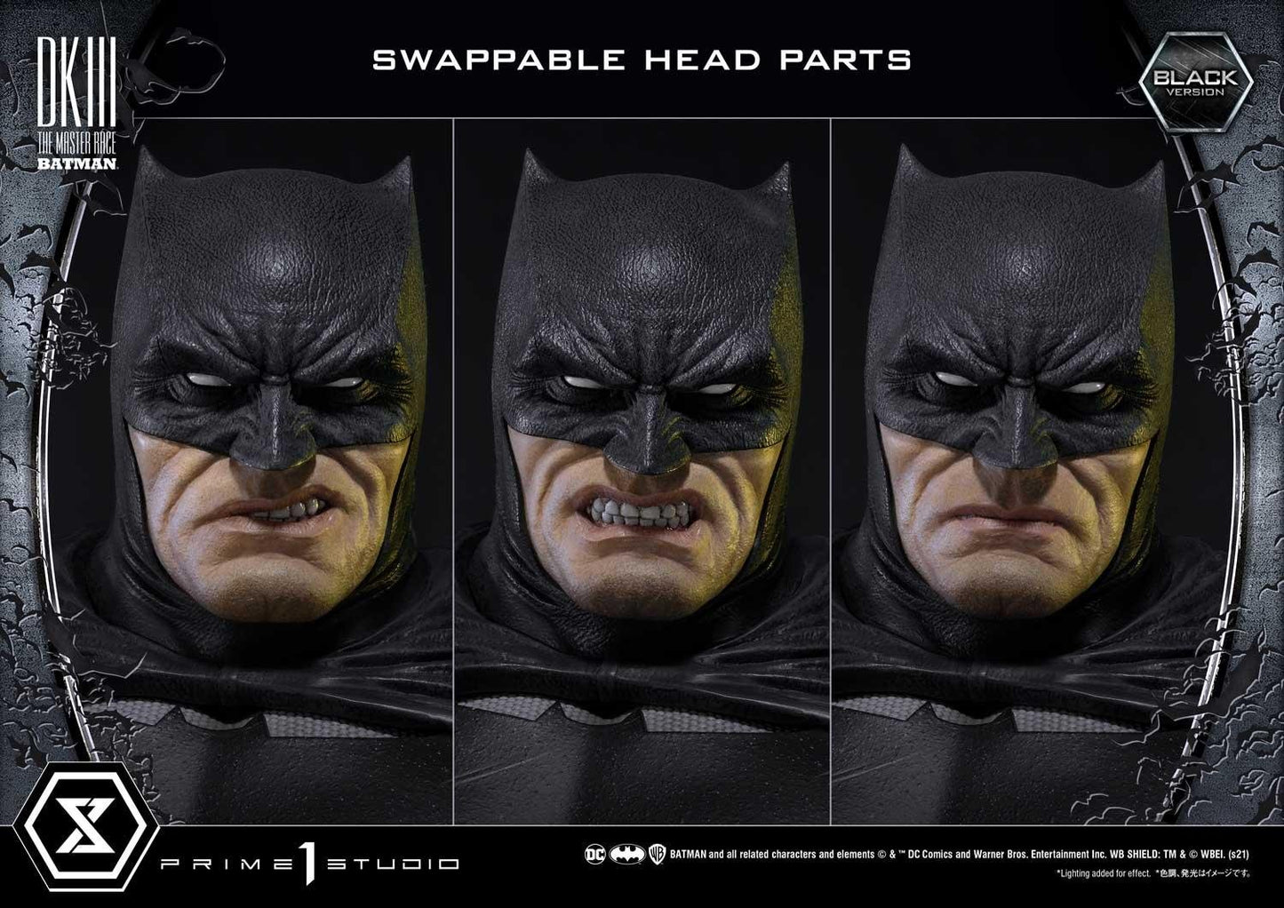 Batman Dark Knight III Die Meisterrasse (Schwarze Version) 1:3 Statue von Prime 1 Studio
