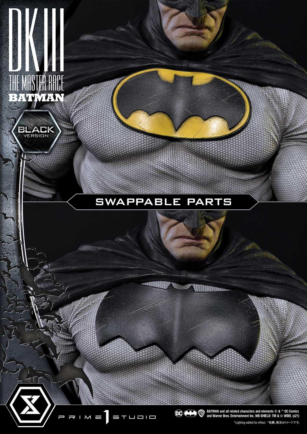 Batman Dark Knight III Die Meisterrasse (Schwarze Version) 1:3 Statue von Prime 1 Studio