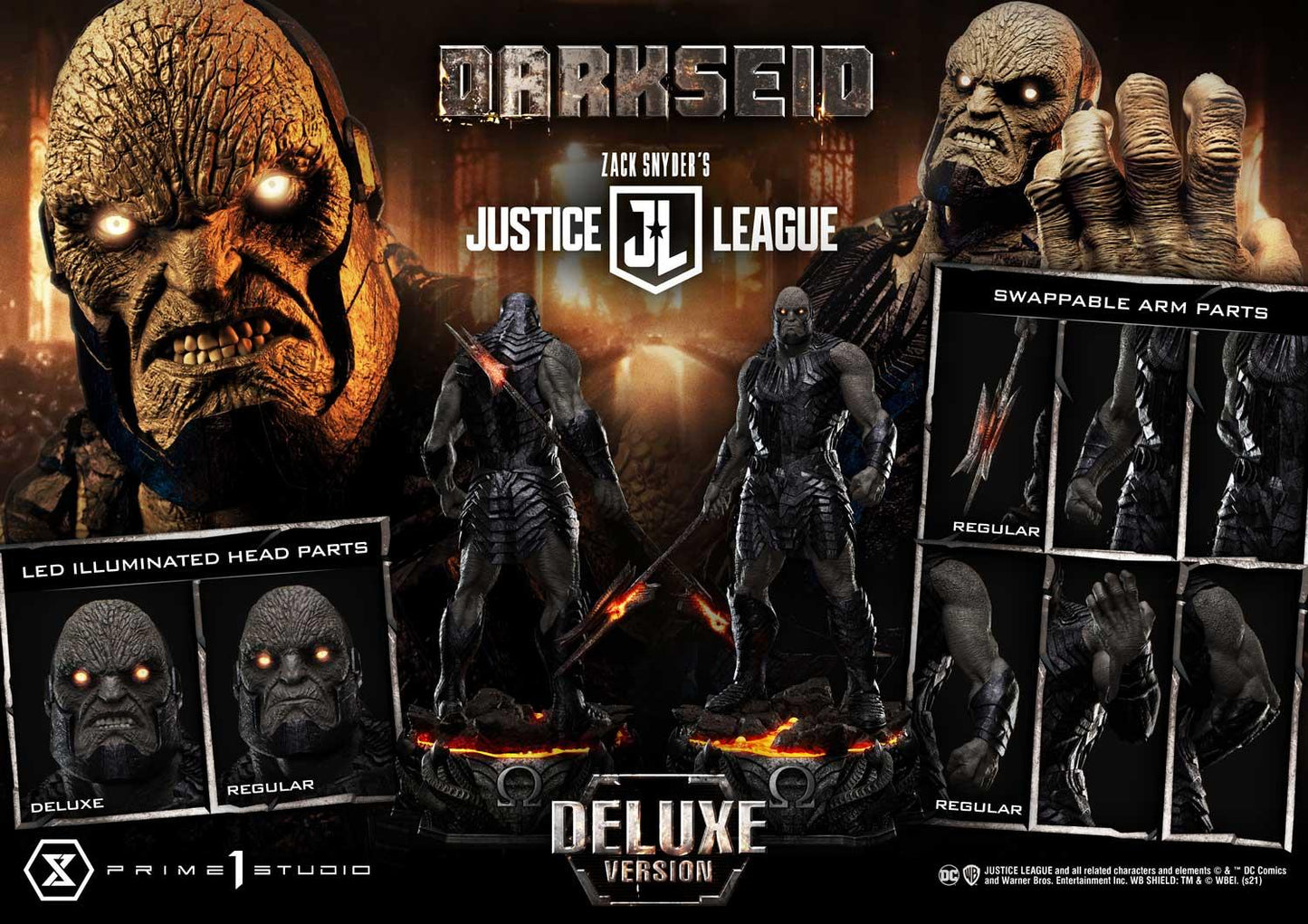 Zack Snyders Justice League Darkseid Statue (DX Bonus Ver.) von Prime 1 Studio