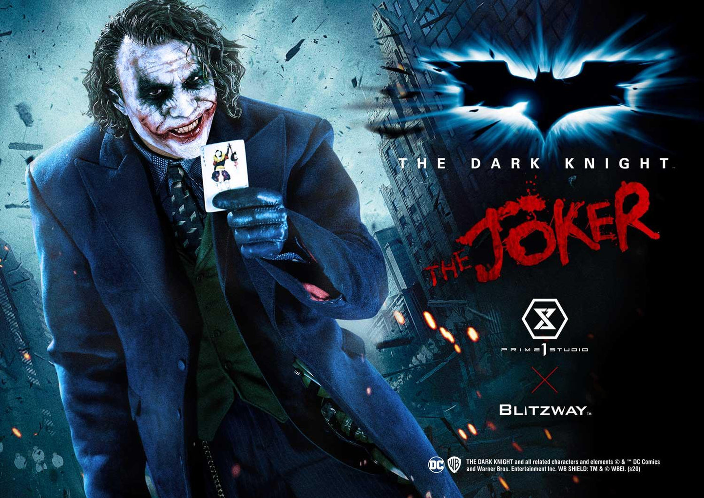 Die Dark Knight Joker Museum Masterline Deluxe Statue von Prime 1 Studio