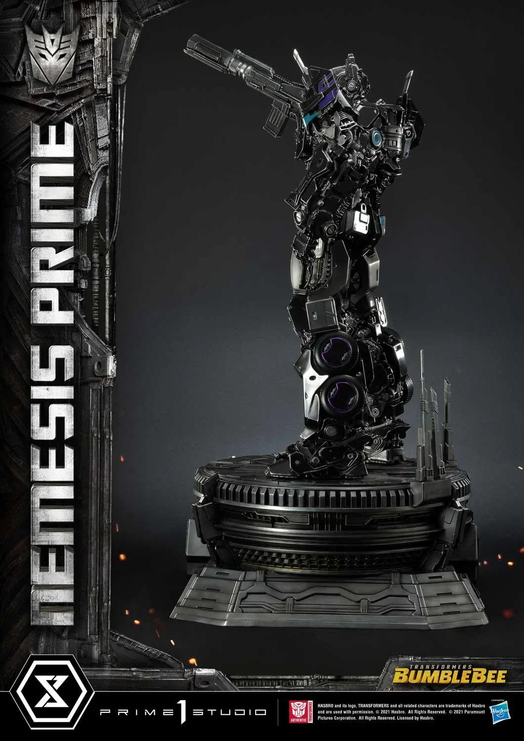 Nemesis Prime Bumblebee Film Statue von Prime 1 Studio