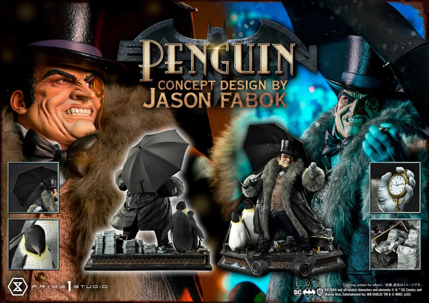 PENGUIN (DELUXE-BONUSVERSION) 1:3 Maßstab Statue Von Prime 1 Studio