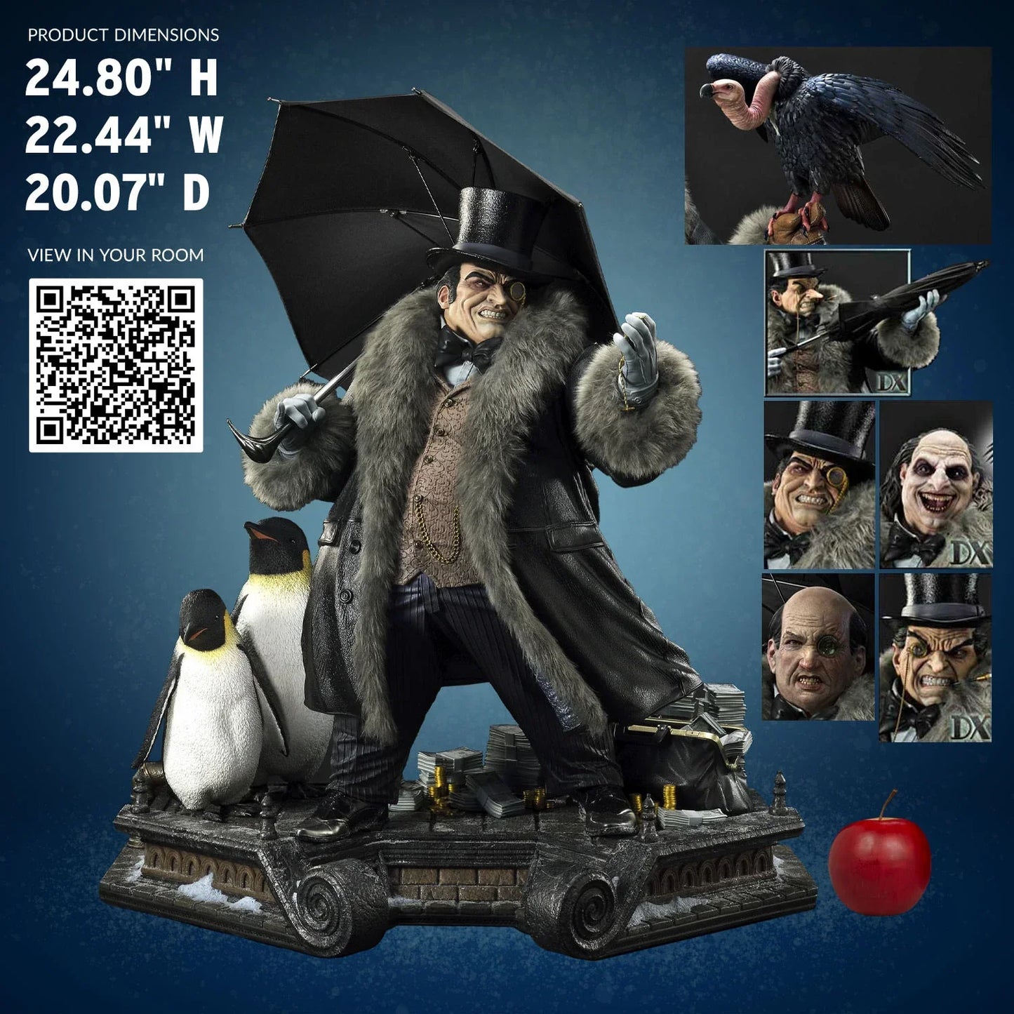 PENGUIN (DELUXE-BONUSVERSION) 1:3 Maßstab Statue Von Prime 1 Studio
