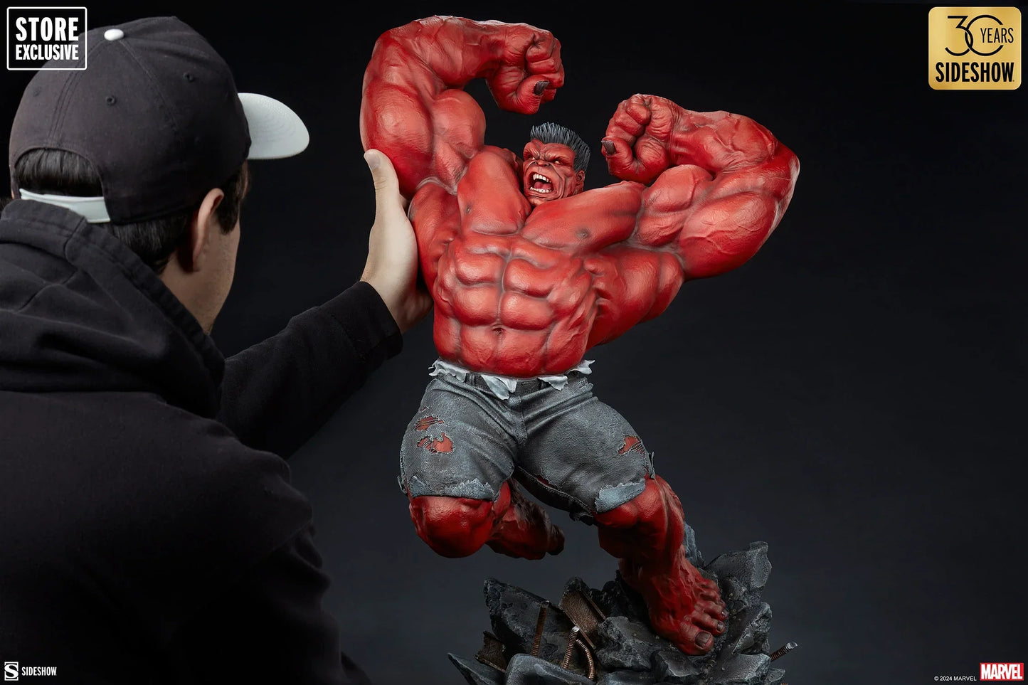 Roter Hulk: Thunderbolt Ross Premium Format Figur