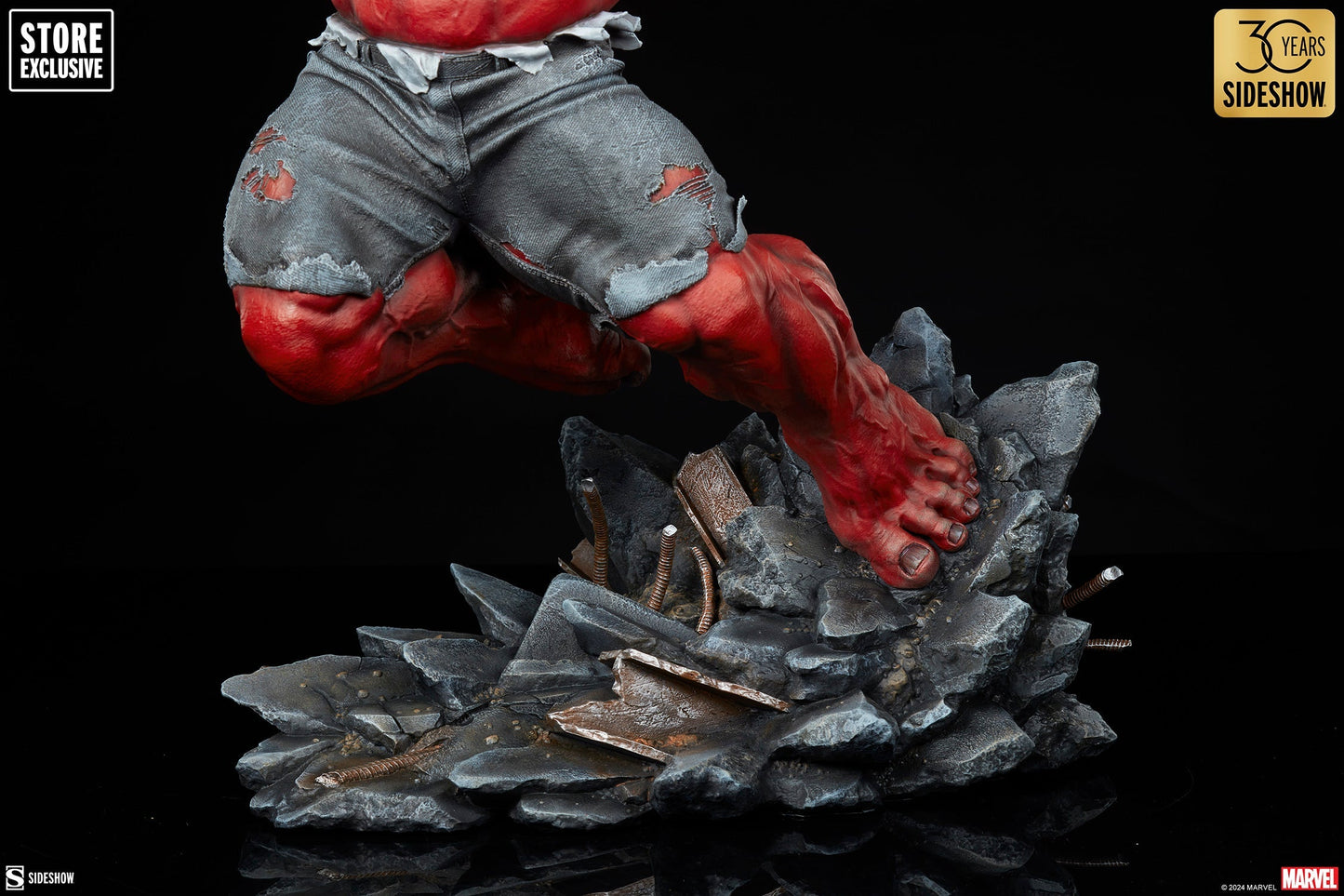 Roter Hulk: Thunderbolt Ross Premium Format Figur