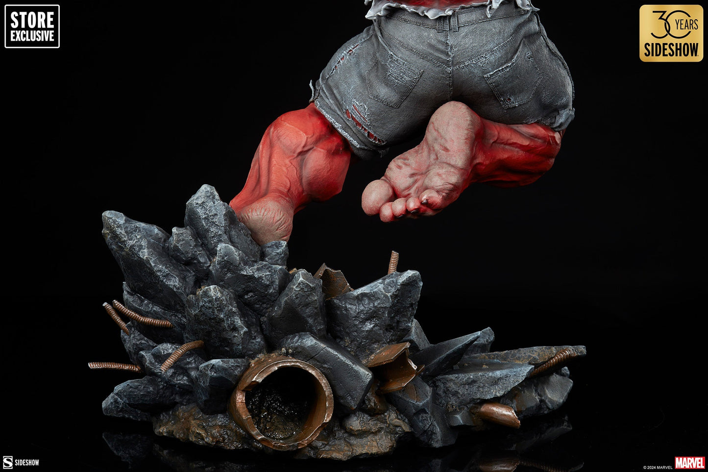 Roter Hulk: Thunderbolt Ross Premium Format Figur