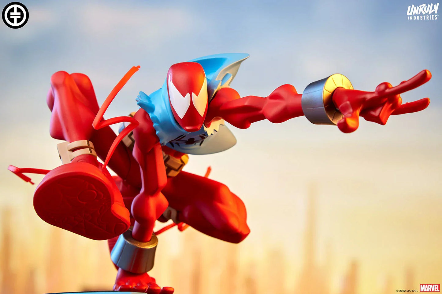 SCARLET SPIDER Designer Sammlerstatuette von Unruly Industries