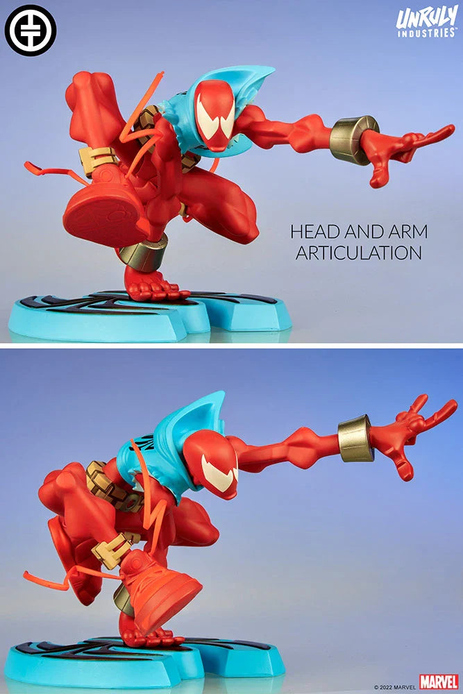 SCARLET SPIDER Designer Sammlerstatuette von Unruly Industries