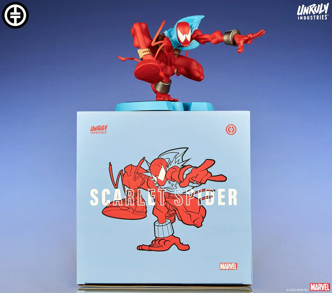 SCARLET SPIDER Designer Sammlerstatuette von Unruly Industries