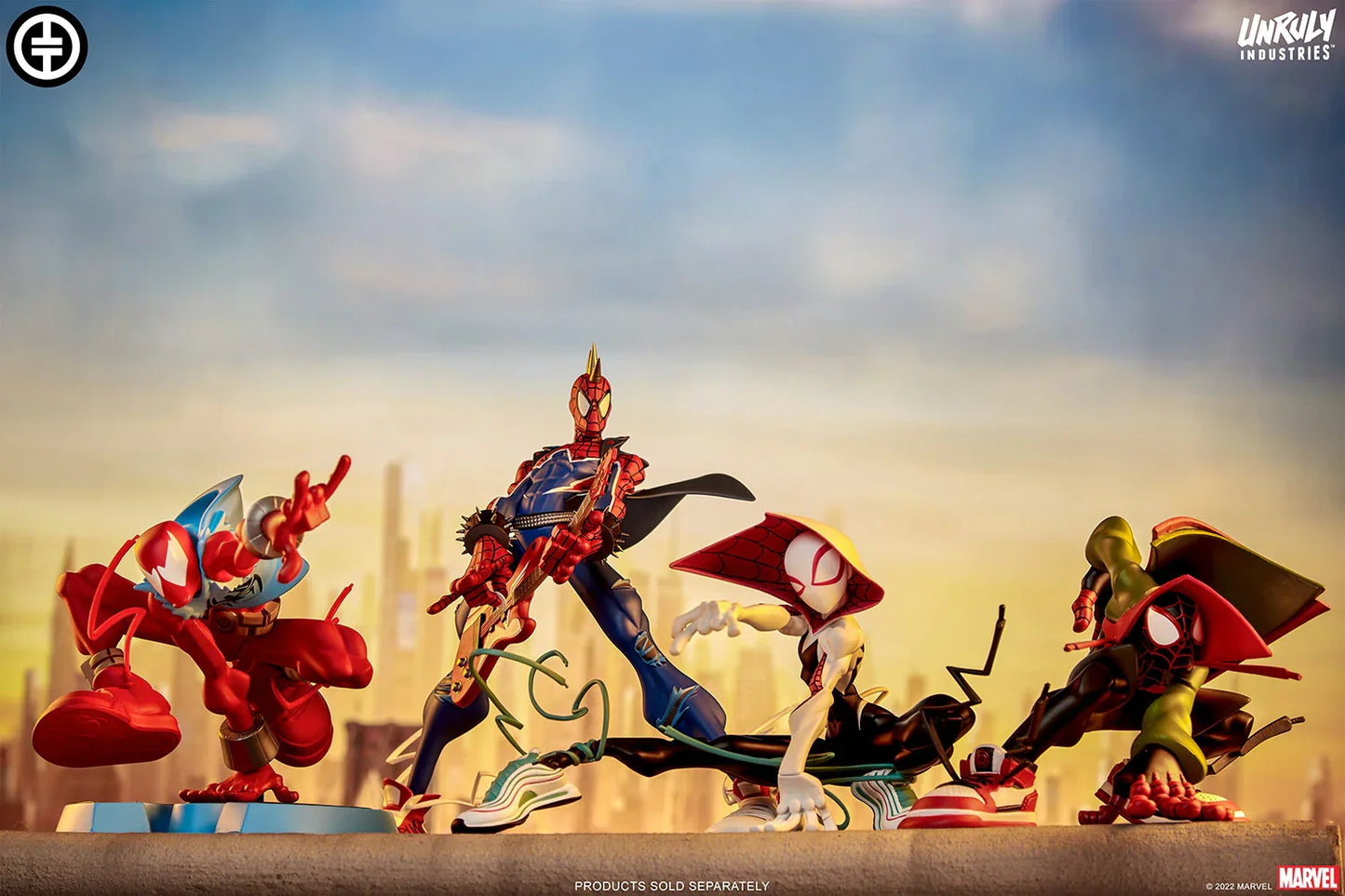 SCARLET SPIDER Designer Sammlerstatuette von Unruly Industries