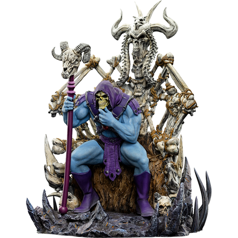 Skeletor Auf dem Thron von Iron Studios