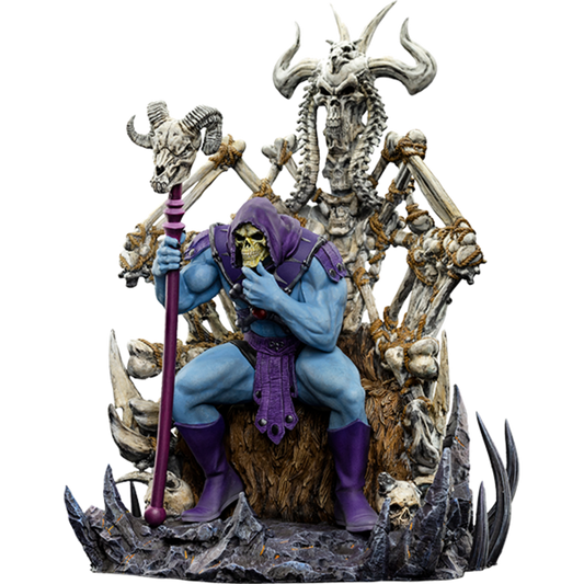 Skeletor Auf dem Thron von Iron Studios