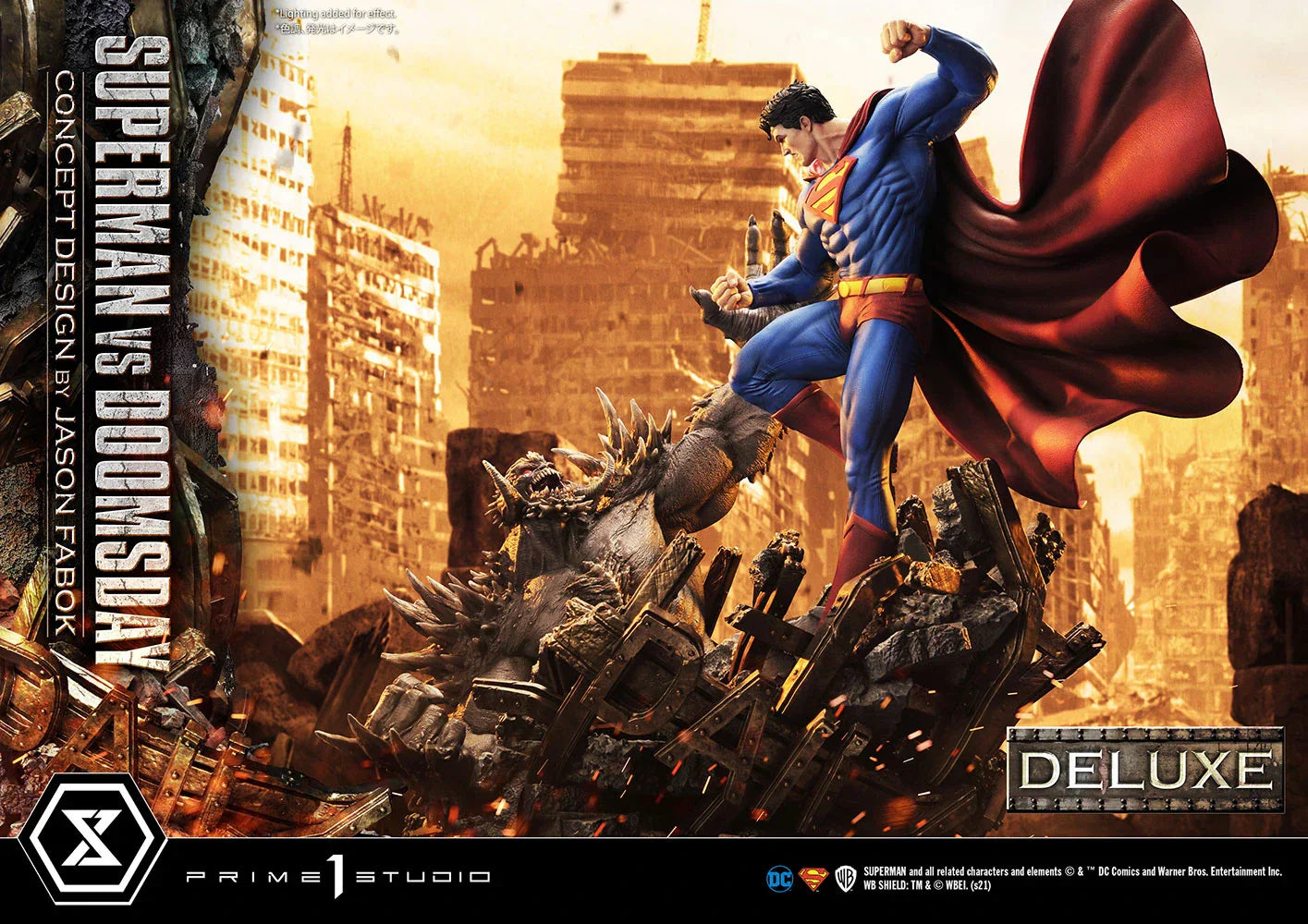 SUPERMAN GEGEN DOOMSDAY (DELUXE VERSION) Statuen von Prime 1 Studio
